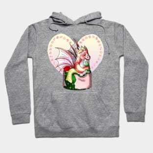 sushi roll kawaii dragon cartoon Hoodie